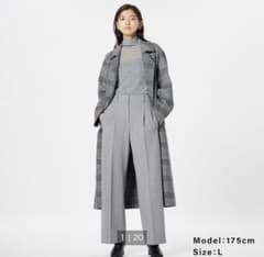 PLUS STYLE ワイドパンツ（ウールブレンドウォームリザーブ）のサムネイル