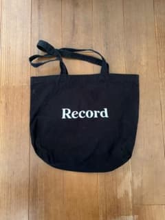 bonjour records トートバッグ ブラックのサムネイル