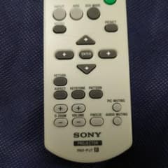 SONY データプロジェクターリモコン RM-PJ7 - メルカリ