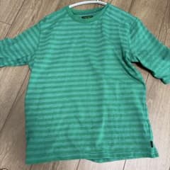 メッセンジャー　グリーン　ボーダー　Tシャツのサムネイル
