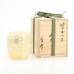 田渕香雪作 吹きガラス棗 金箔 茶道具 共箱 V357 - メルカリ