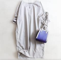 美品✨ソフィードール コットン コクーンシルエット ワンピース グレージュ 美品✨ソフィードール コットン コクーンシルエット ワンピース