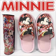 미니 마우스 슬리퍼와 펜 케이스 룸 슈즈 디즈니 Disney