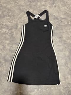 adidas ノースリーブ ミニワンピース ブラックのサムネイル