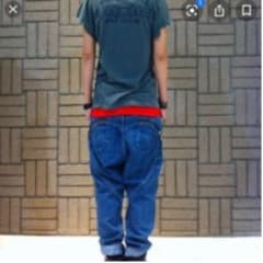 RNA デニムハートサルエルパンツのサムネイル