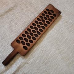 菓子木型-203 古い 木型 菓子型 和菓子 木製 古道具 古物 - メルカリ