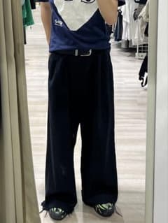 ジュンヤワタナベマン 24aw wide ウールスラックス - メルカリ