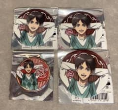 進撃の巨人 プリンスホテル 描き下ろしメタル缶バッジ 特典缶バッジ