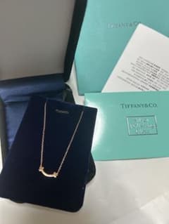 Tiffany & Co. ローズゴールド スマイルミニ ネックレス 箱 ケース