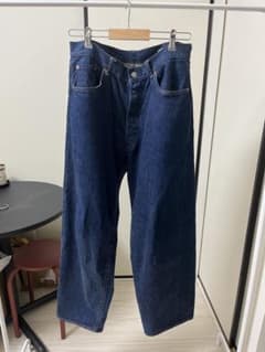COMOLI コモリ22ss 5Pパンツ　サイズ2 ネイビー色　裾上げ無しのサムネイル