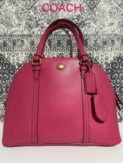 COACH コーチ F25671 レザー ハンドバッグ トート ショルダーバッグ 