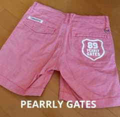 PEARLY GATES 25周年記念 ショートパンツ ピンク - メルカリ