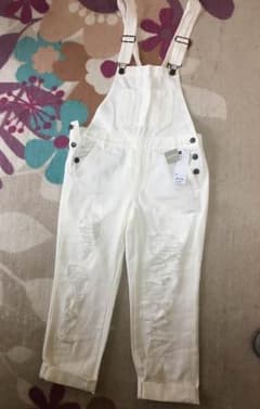 GU サロペット 白 Mのサムネイル