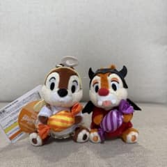 디즈니 칩 데일 키 체인 봉제 인형 마스코트 할로윈