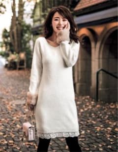 Rirandture ワンピース 袖ファー　2wayのサムネイル