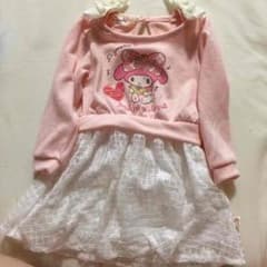 ♡みぃ♡様専用リズメロ ワンピース 90のサムネイル
