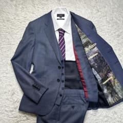 希少 カタログ掲載裏地 極美品 ポールスミス 風景柄 デルフィノ