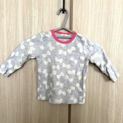 80cm Cutesy KP リボン柄 長袖カットソーのサムネイル