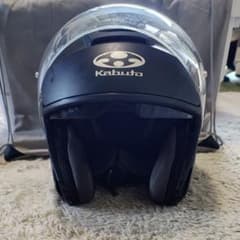 最終値下！OGKカブト ジェットヘル アサギ Kabuto マットブラックのサムネイル