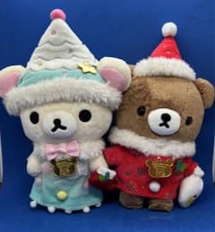 리락쿠마 크리스마스 봉제인형 15주년 코리락쿠마 차이로이코그마
