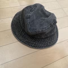 newhattan バケットハット ブラック ウォッシュ加工のサムネイル