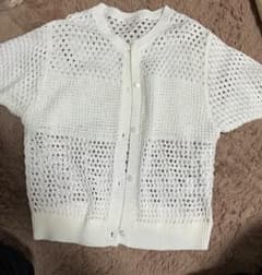 GU 半袖ニットカーディガン Msizeのサムネイル