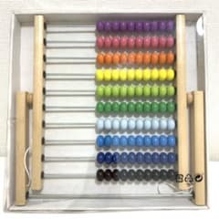 箱あり IKEA 木製 100だまそろばんのサムネイル
