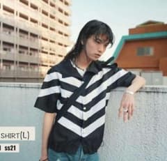 【深水光太着用】ARNAR MAR JONSSON PANELLED SHIRT