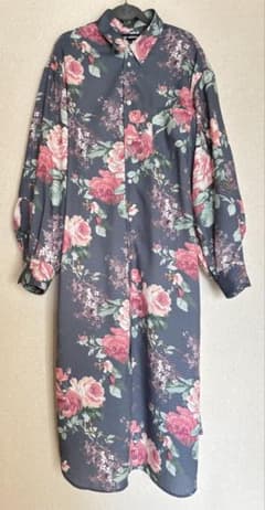 JUNYA WATANABE 花柄シャツワンピース - メルカリ