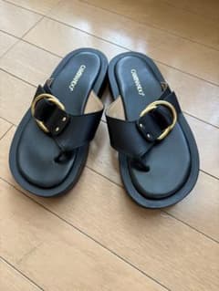 美品plage CAMINANDO THONG PLATFORM サンダル 黒6 - メルカリ