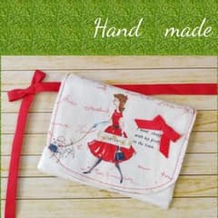 移動ポケット　ポシェット　女の子　ハンドメイド　パリジェンヌのサムネイル