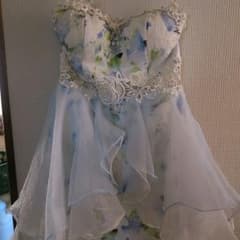 値下げ【an】ペプラムシフォンドレスのサムネイル
