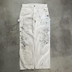 DICKIES ペンキ グランジ ホワイト ペインターパンツ W32 - メルカリ
