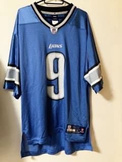 US古着 NFL ゲームシャツ リーボック ライオンズ フットボール ビンテージのサムネイル