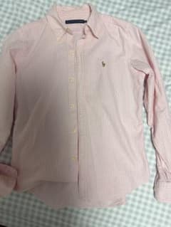 【RALPH LAUREN】ラルフローレン ストライプシャツ ピンク サイズ9のサムネイル