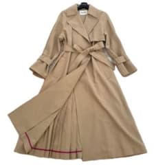 ROPE サキソニープリーツトレンチコート　ベルト付き　38サイズ☆ベージュ☆のサムネイル