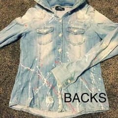 BACKS ペイントデニムシャツのサムネイル