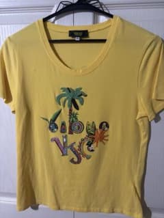 VERSACE JEANS COUTURE Tシャツ イエローのサムネイル