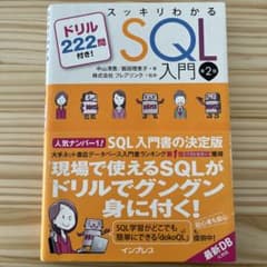 スッキリわかるSQL入門 ドリル222問付き!のサムネイル