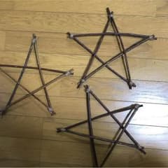 星 ウッド オブジェ 結婚式 受付装飾に★のサムネイル