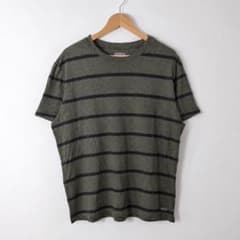 10s アメリカンイーグル Tシャツ カーキ ボーダー アメカジ ストリートのサムネイル