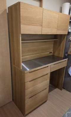 A*e様 UNICO ウニコ ロム ユニット キッチンボード W80 セットA unico LOM ロム ユニット W1200 食器棚 キッチンボード モイス付