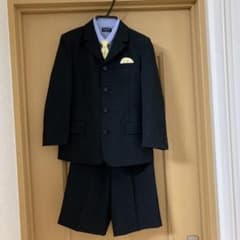 美品】卒園式・入学式・ヒロミチナカノ・フォーマルスーツ・黒・男の子
