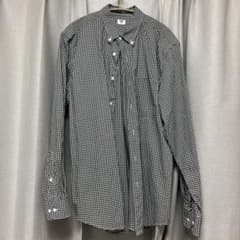 UNIQLO ギンガムチェック 長袖シャツ メンズのサムネイル