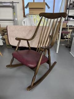 希少⭐️鳥取家具 ロッキングチェア 木製 アンティーク ヴィンテージ