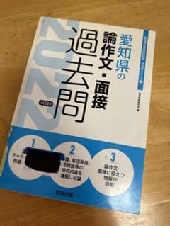 愛知県の論作文・面接過去問2022のサムネイル