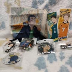 8点セット ハイキュー ポーチ アクチャー ラバスト フィギュア 缶