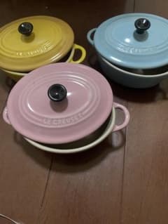 LE CREUSET オーバルディッシュ皿グラタンベイクド3点セット LE CREUSET オーバルディッシュ皿グラタンベイクド3点セット - メルカリ