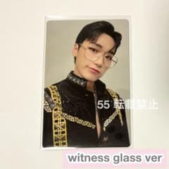 ATEEZ サン witness us glass ver トレカ - メルカリ