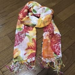 【美品】topkapi　花柄ストールのサムネイル
